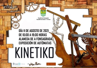 Exposición "Kinetico" de Xirapaus o 11 de agosto na Alameda