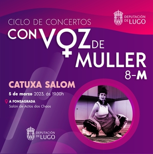 Concerto de Catuxa Salom o domingo 5 de marzo ás 19:00 horas