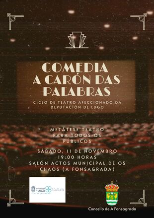 Comedia "A Carón das Palabras" do Ciclo de Teatro Afeccionado da Deputación de Lugo o sábado 11 de novembro